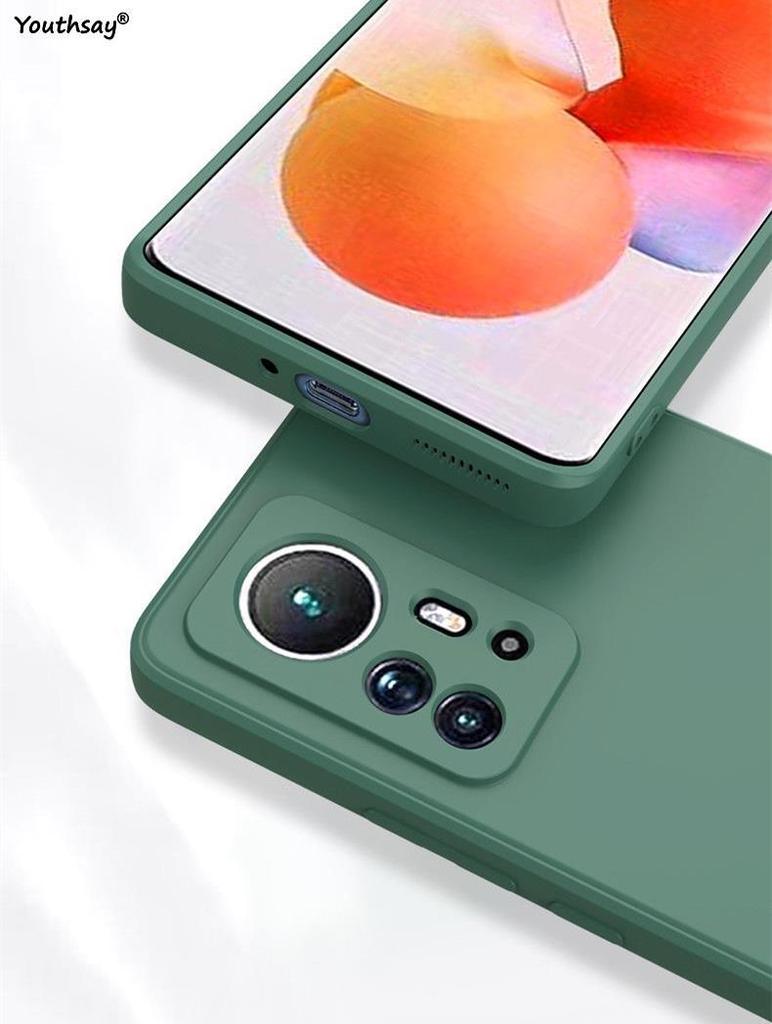 Для Xiaomi 12 Pro Чехол Чехол для Xiaomi Mi 12 Lite 12X 12T Pro Redmi Note 12S 12 Pro Мягкий жидкий силиконовый чехол Xiaomi 12