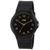 J-AXIS Men's TCG59-BK (Black Sun Flame) Round Watch Black Analog