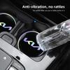 CLFW1 2Pcs Silicone Car Coaster Laser Vehicle Anti-slip Pad Water Cup Slot Mat For Kia KN GT-Line Sportage Ceed Rio Picanto Sorento