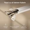 Magnetic Cable Management Channel No Drill Under-Desk Leg Wire Hider Cover Aluminum Alloy Home Office Network Power Cord Organizer