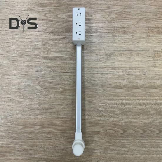 Удлинитель электрических розеток с розетками USB-A/USB-C/AC, регулируемый, вращающийся, портативный, подключаемый удлинитель розеток