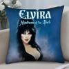 Наволочка E-Elvira Mistress Of The Dark, 3D-печать, полиэфирное волокно, 45*45 см, декоративная наволочка для дивана, подарок на фестиваль