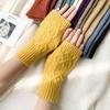 Fingerless Fingerless Gloves Cable Knit Women's Gloves New Knit Gloves  Women