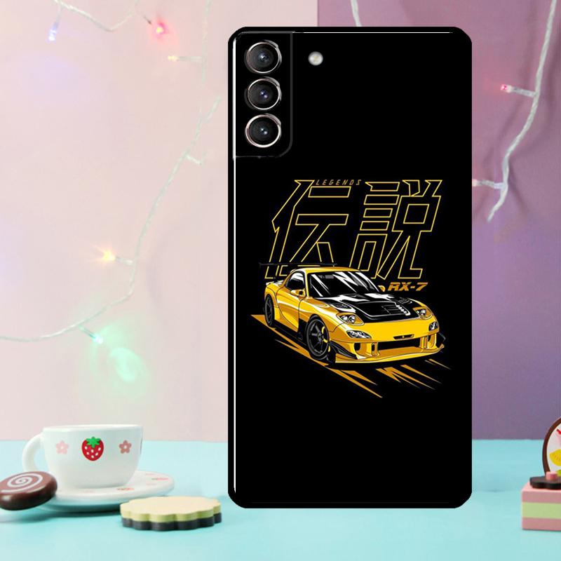 Чехол для телефона JDM Drift со спортивным автомобилем для Samsung Galaxy S24 Ultra S20 S21 S22 S23 S25 Ultra S9 S10 Plus S24 FE