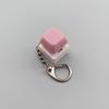 Creative Novelty Stress Relief Button Keychain Toy