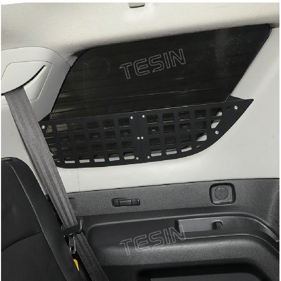 TESIN Car Rear Trunk Window Rack Storage Box Shelf Cargo Organizers Accessories for 4Runner 2010 2011 2012 2013 2014 2015-2023