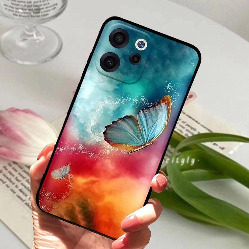 Для OPPO Reno15 F FS Чехол Reno15F 2026 6.57" Мягкий Силиконовый Защитный Чехол Для OPPO Reno 15 F 15FS TPU Fundas CPH2801 Бампер