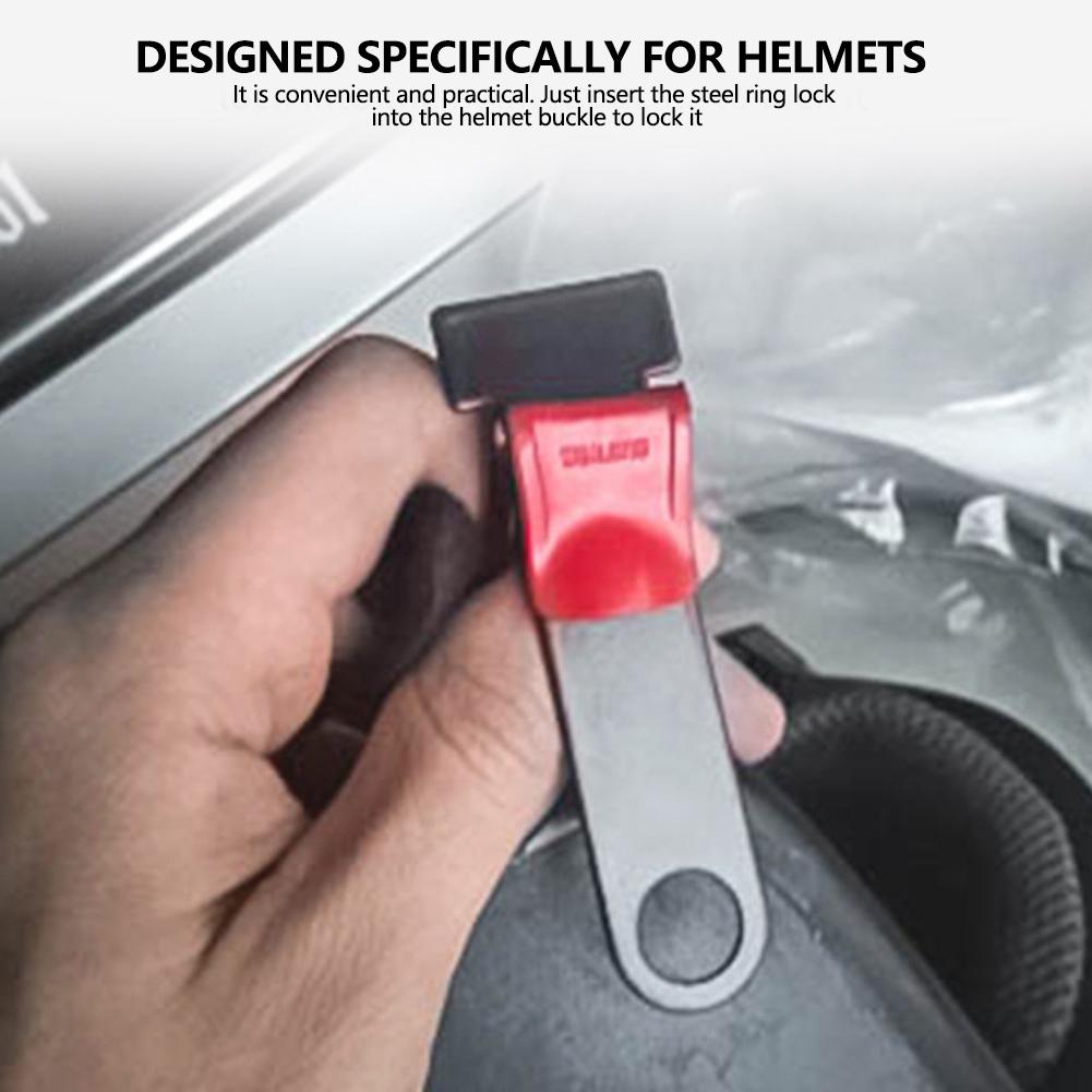 2 шт. Замок-застежка для мотоциклетного шлема, противоугонный, быстросъемный крепеж, надежный соединитель, аксессуары для мотоциклов, электровелосипедов, скутеров