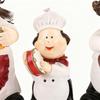Декор шеф-повара для кухни 3 предмета, держащий инструмент, украшение, фигурки шеф-повара, кухонный декор для дома, столовой, ресторана, тематика кладовой