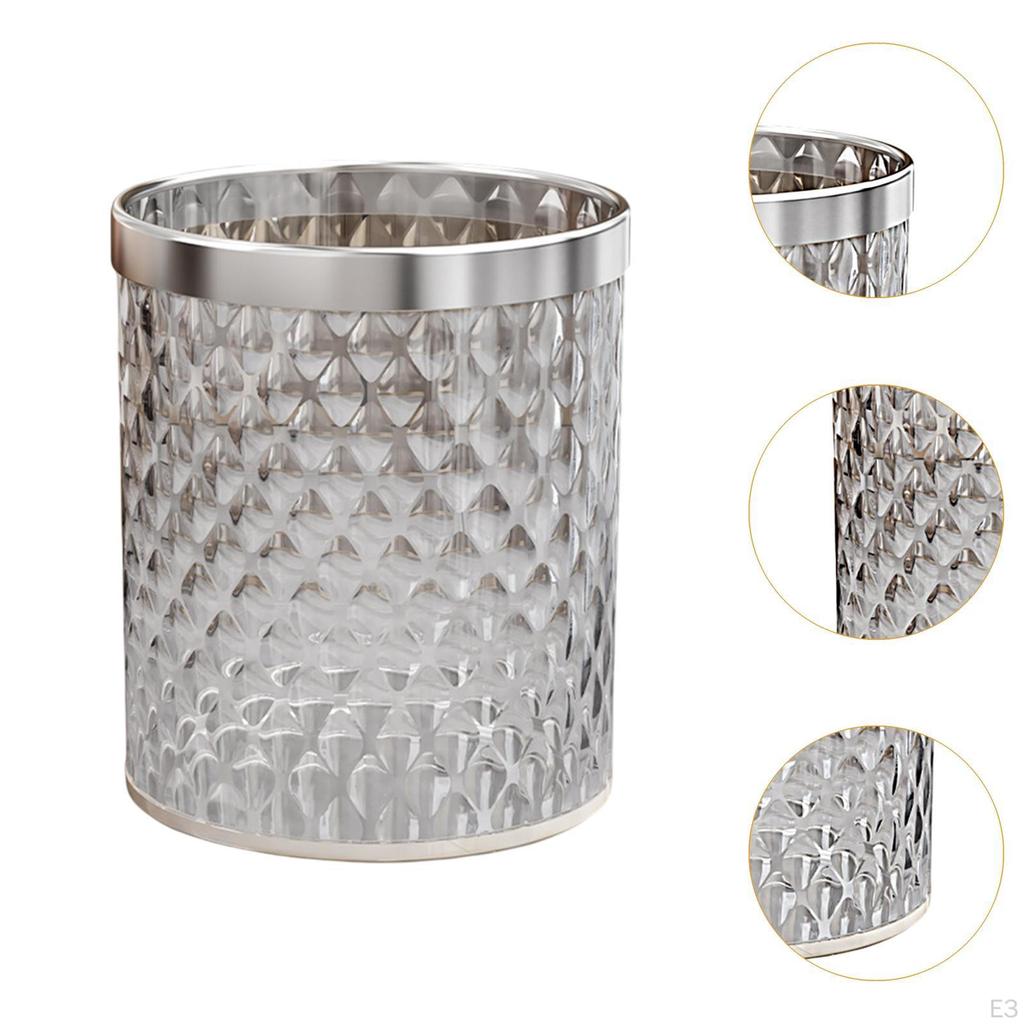 Стильный мусорный бак для ванной комнаты 16 л мусорная корзина для бумажных отходов бытовая