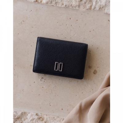 Flo Black Slim Card Wallet Dcho6f621bk