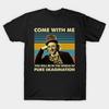 Мужская черная футболка с принтом Willy Wonka'S Pure Imagination Печать на трансферной бумаге без вырезания Хлопковая футболка