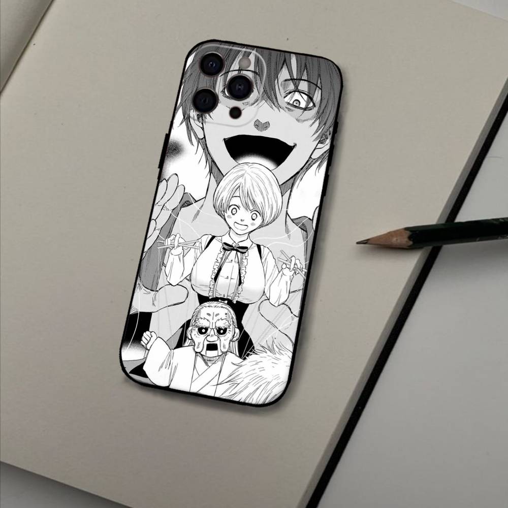 Yuuichi Katagiri Anime Phone Case For iPhone 16,15,14,13,12,17,Pro Max,Plus Silicone Black Case