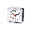 Square Alarm Clock Bedside Small Clear Acrylic Frame Colorful Hands Quartz Movement For Accurate Time Desk Clock For Bedroom2