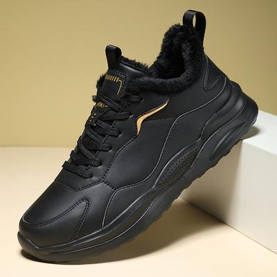 Женская обувь Теплый мех Плюшевые Женские Повседневные Туфли На шнуровке Модные Кроссовки Платформа Зимняя Обувь