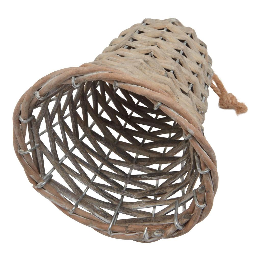 Hill Interiors The Noel Collection Wicker Bell Christmas Decoration