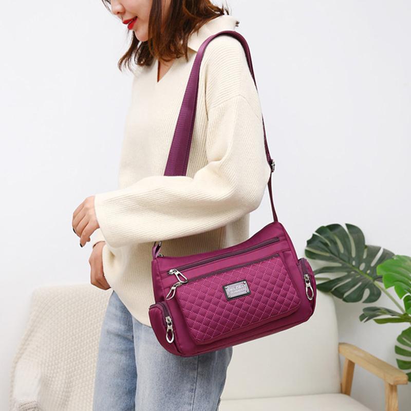 Yogodlns Модная женская сумка через плечо с несколькими карманами, водонепроницаемая сумка-оксфорд через плечо, новинка, сумка-мессенджер, сумка для покупок для мамы