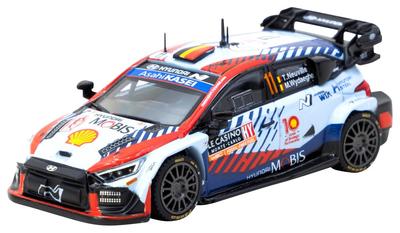 TARMACWORKS 1/64 Hyundai i20 N Rally1 Hybrid Ралли Монте-Карло 2024 Победитель Thierry Neuville/Martijn Wydaeghe Готовый продукт T64-089-24MCR11