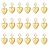 Heart Initial Letter Charms Pendant Golden Color 26Letter for Women Necklace Earring Zircon Accessories Wholesale Drop Shipping
