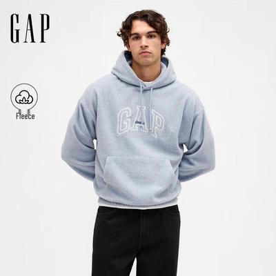 Gap Унисекс флисовое худи с вышитым логотипом