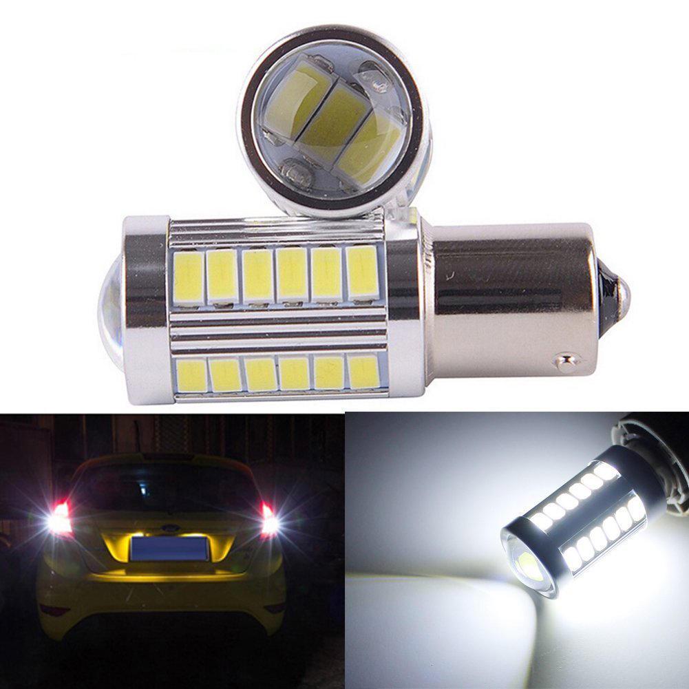 2 шт. Автомобильные P21W BA15S 1156 33 SMD LED 5630 Автомобильные тормозные лампы Дневные ходовые огни Автомобильная задняя лампа Автомобильная лампа заднего хода KTY