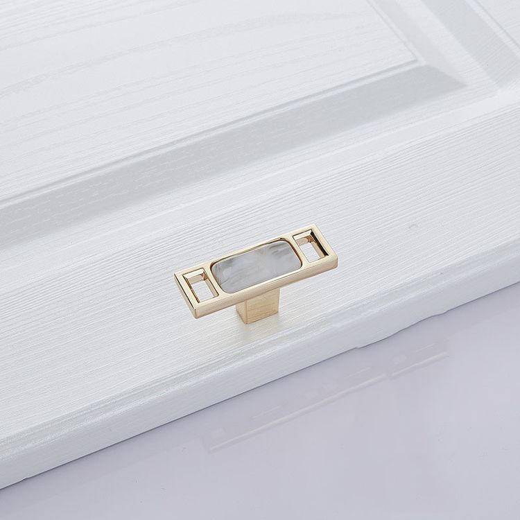 Gold Drawer Wardrobe Door Handle Modern Light Luxury Cabinet Drawer Handle Round Single Hole Small Handle