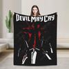 Dante Devil May Cry Bootleg Blanket Velvet Printed   Multifunction Warm Throw Blanket for Home Outdoor Plush Thin Quilt