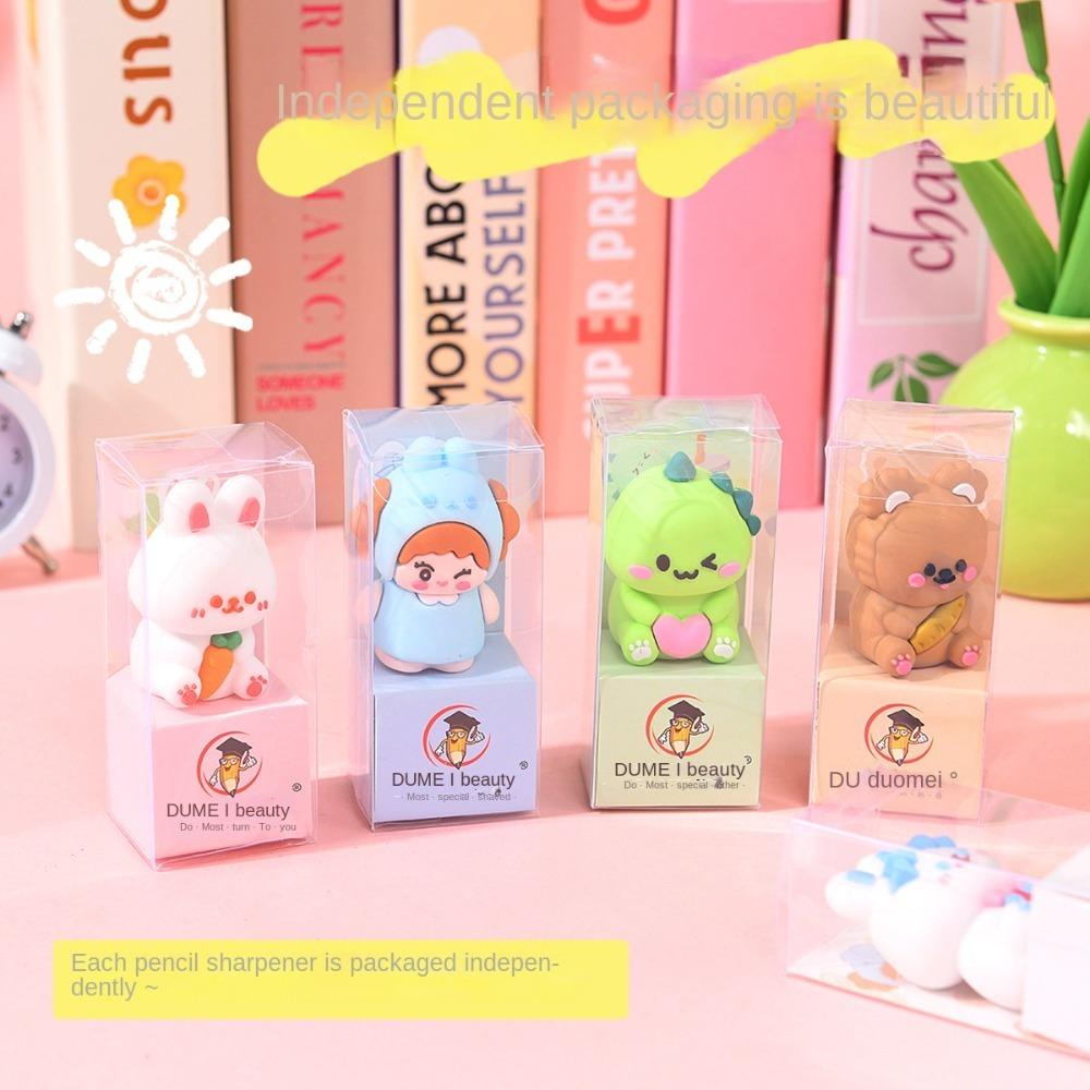 Cute Pencil Sharpener Portable Silicone Sharpener Pencil Sharpening Tool Back To School Supplies