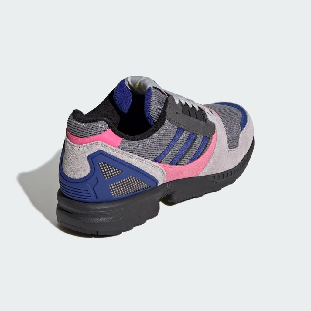 KI1377 adidas ZX 8000 Серый Три Полупрозрачный Синий Яркий Розовый (Мужской)