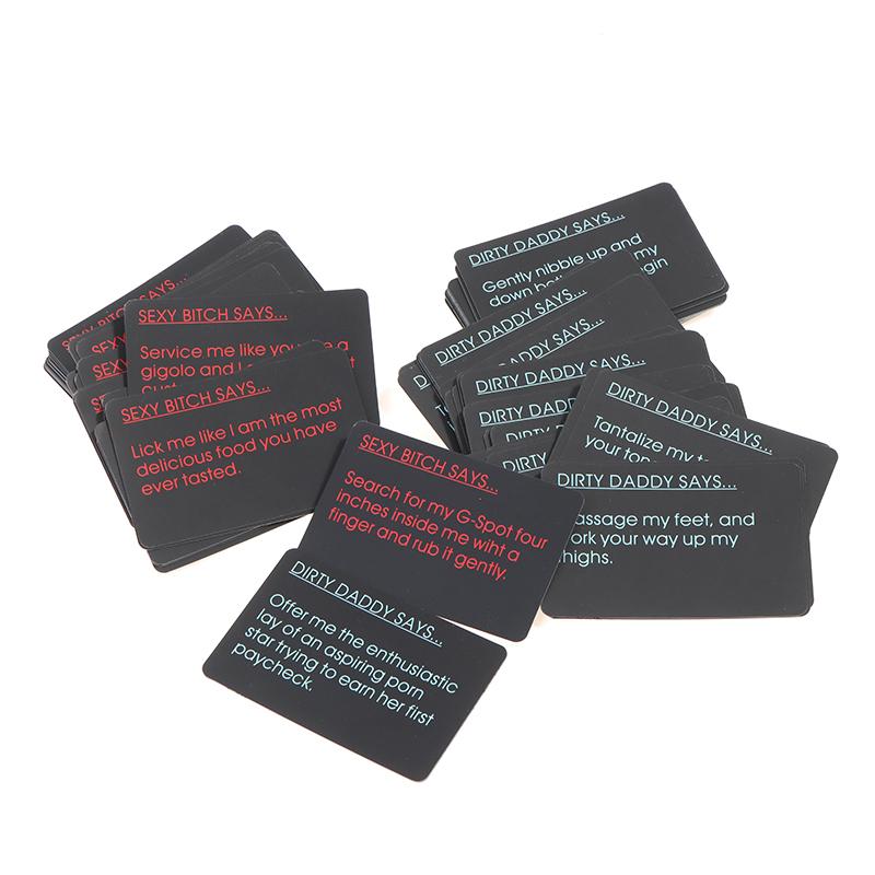 Карточная игра для взрослых «Рискованное развлечение» с 108 картами «Команды для кровати»