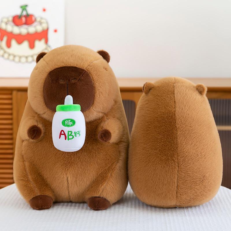 Capybara Plush Toy With Ultra Soft Short Plush For Kids Bedroom Decor Gift