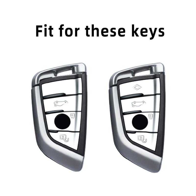 TPU Car Remote Key Case Cover Shell Holder Fob Keychain For BMW X1 X3 X5 X6 X7 1 3 5 6 7 Series G20 G30 G11 F15 F16 G01 G02 F48