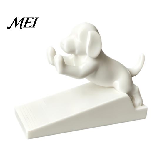 Healing Desk Ornament for Decor 3D Printed Cartoon Dog Door Stopper, Cute Animal Holder, Holder Non-Slip Wedge Floor Wall Protection Home Puppy