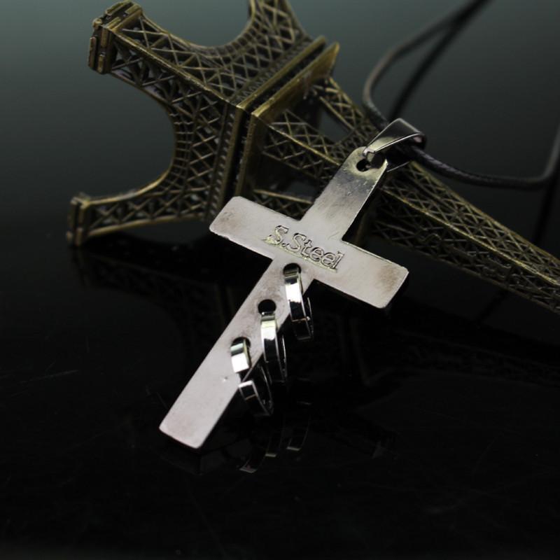 Anime Death Note Cross Pendant Necklace With Alloy Charm For Unisex Wear And Collectors