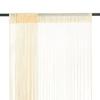 VidaXL String Curtain 2 Pcs 100 X 250 Cm Cream