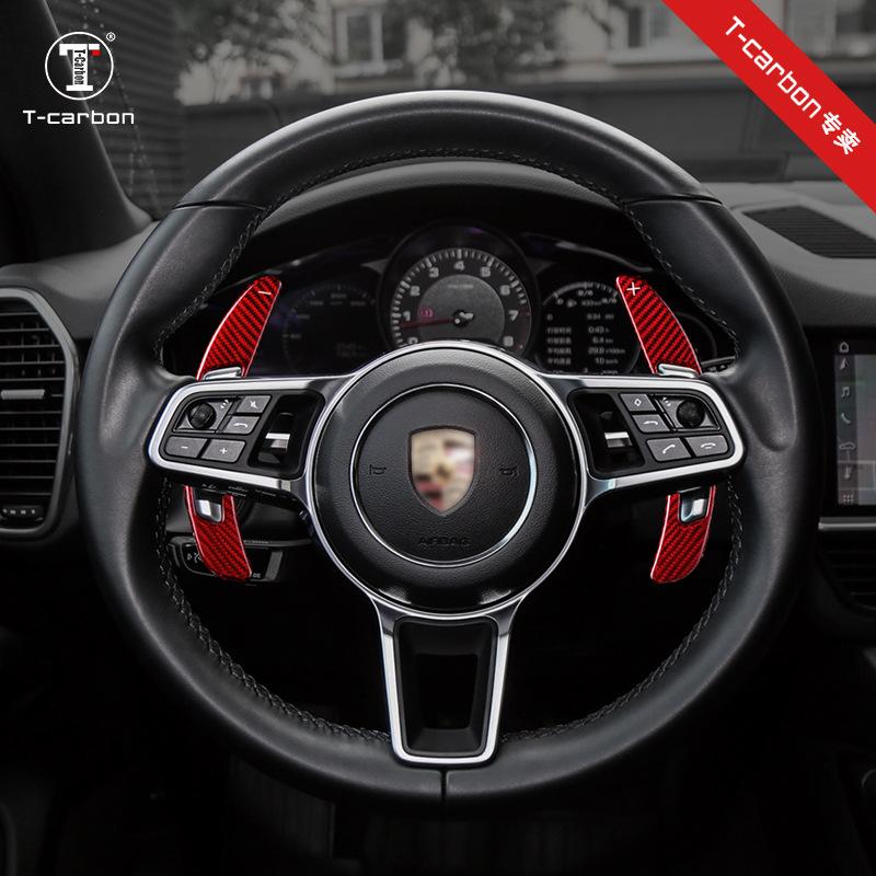 T-carbon Лепестки переключения передач из углеродного волокна для Cayenne, Macan, Panamera, 911.