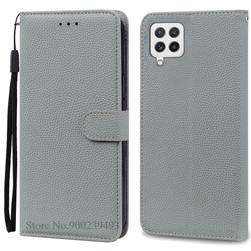 M32 4G Case For Samsung Galaxy M32 Case Leather Wallet Flip Case For Samsung M32 M 32 SM-M325F Case Soft Silicone Cover Fundas