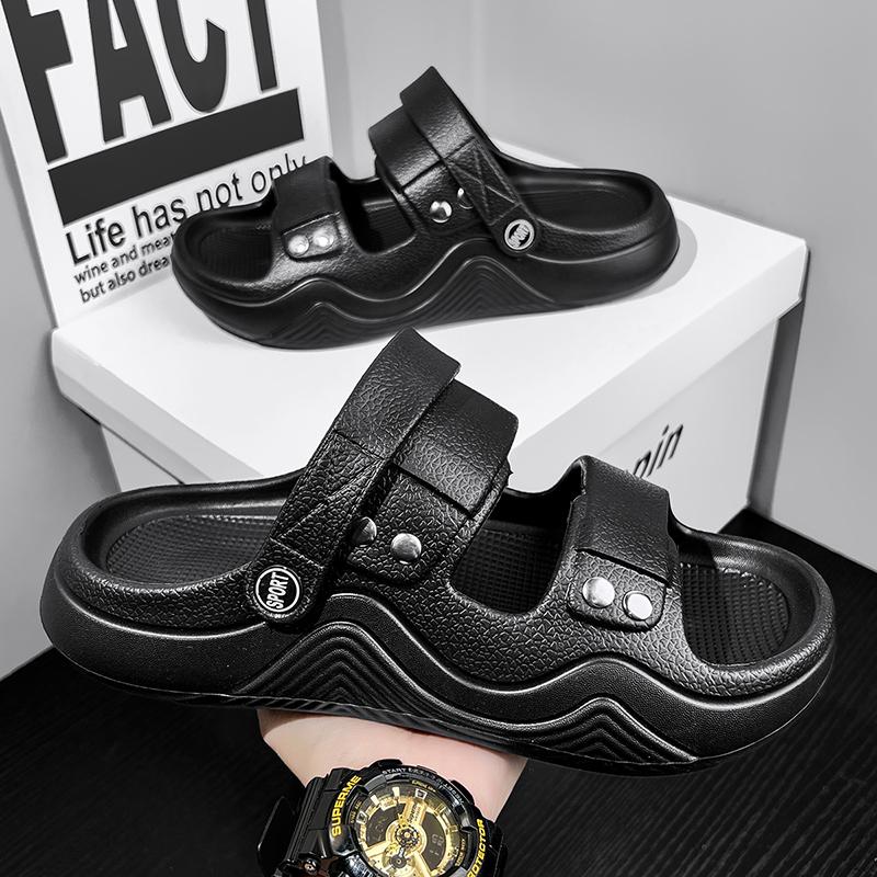 Модные высококачественные нескользящие повседневные тапочки для пары, летние мужские сандалии, классические сандалии, мужские уличные шлепанцы, женские сандалии