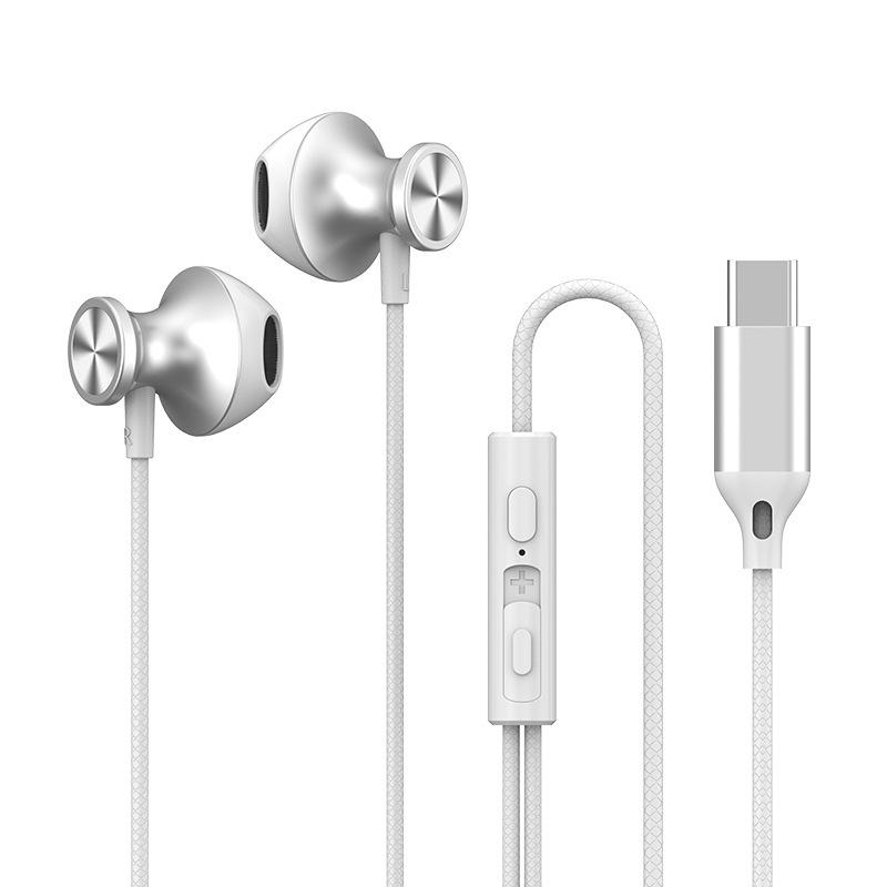 DAC Digital Chip Wired Earphones 3.5MM AUX/Type-C 9D HIFI Heavy Bass Surround Stereo Sound In-Ear Headsets For Samsung Android iPhone 15/16