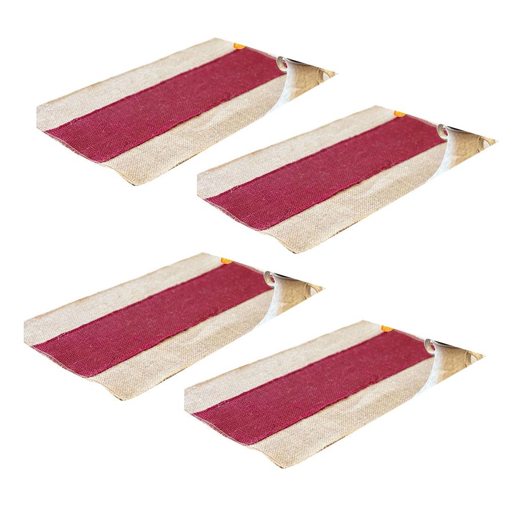 4 шт. Маслостойкий и водонепроницаемый коврик для стола 45*30 см Многофункциональные износостойкие коврики для обеденного стола для отелей, кухонного декора