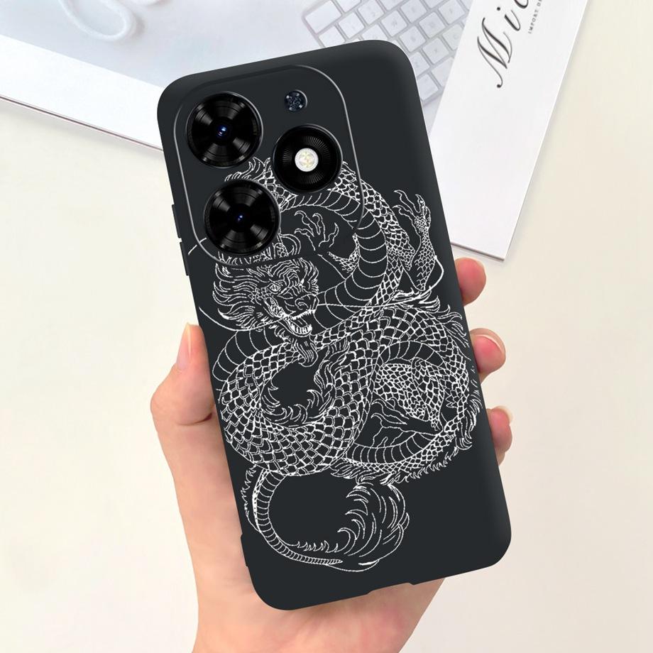 Для Tecno Spark GO 2024 Чехол Spark 20C Spark20 Pop 8 Para Чехол Силиконовый Мягкий ТПУ Бампер Мультяшный Крутой Милый Стиль Рисунок Capas