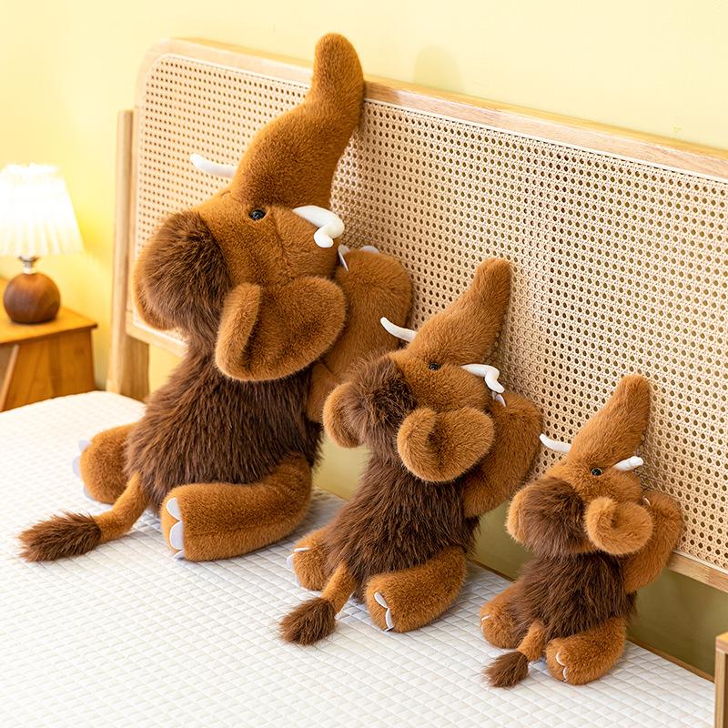 Новая игрушка-мамонт, офисная подушка, детская кукла-слон, украшение для эркерного окна, подарок на день рождения