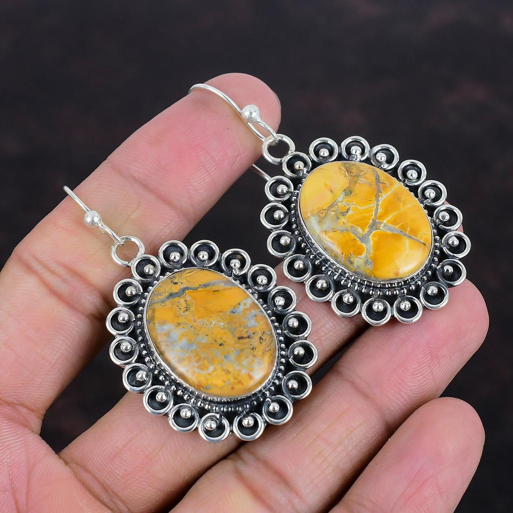 Серьги из яшмы Малигано, серьги из драгоценных камней, ювелирные изделия ручной работы, серьги из стерлингового серебра 925 пробы, настоящие ювелирные изделия из яшмы Малигано, висячие серьги для подарков