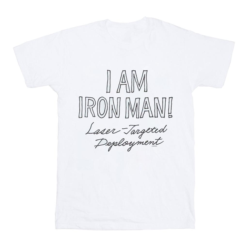 Marvel Мужская футболка «Я Железный Человек»