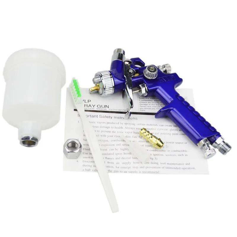 Mini Pneumatic Spray Gun H-2000 Professional 0.8/1.0mm Nozzle 125ml For Car Painting Repair Pneumatic Spray Gun Mini Spray Gun