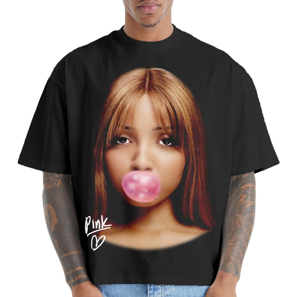 Футболка PinkPantheress, Винтажная футболка PinkPantheress, Фанатская футболка в честь PinkPantheress, Мерч с концерта PinkPantheress, Хлопковая футболка унисекс