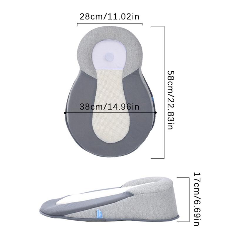 Страховочный ремень Детская клиновидная подушка для новорожденного Подушка-шезлонг Подушка от рефлюкса для кормления грудью для уменьшения срыгивания