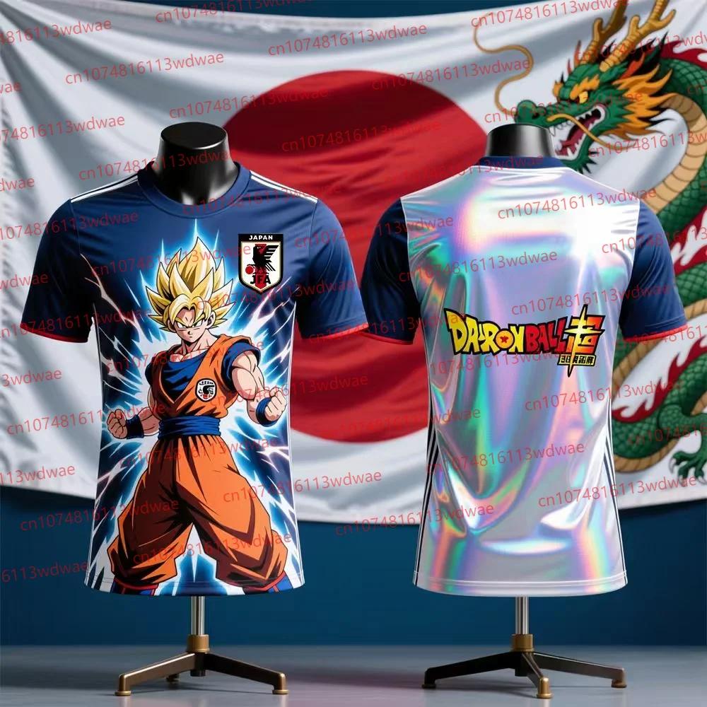 Japan Football Jersey 2026 New Dragon Ball Anime Football Shirt Goku Super Saiyan Special Edition Football Jersey Kit Kid Jersey
