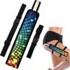 Summer Rave Fan Thigh Holster Rave Fan Holder Folding Hand Pouch Foldable Sleeves with Waist Belt for Thigh Party