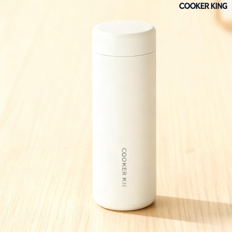 COOKER KING 360ml Vacuum Flasks Stainless Steel Water Cup Simple Thermal Coffee Mug Portable Tea Cup Water Bottle Bicycle